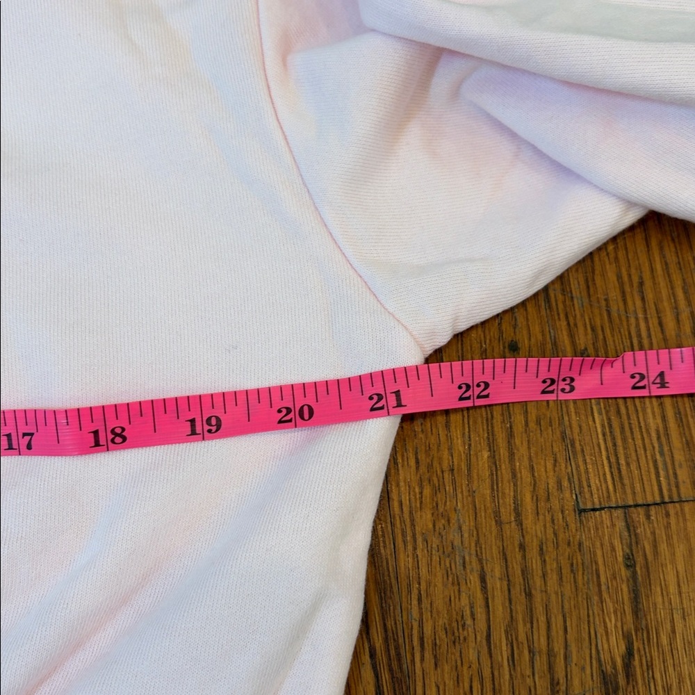 Hello Kitty x Pusheen Sweets Girls Crop French Terry Sweatshirt Pink Size Large - Picture 5 of 7